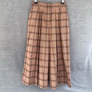 Max Mara weekend Wide Leg Pants Plaid